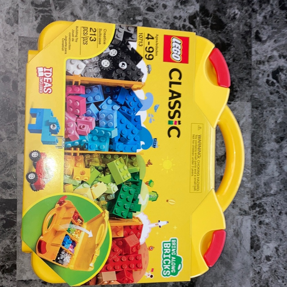 Classic Lego creative suitcase set. New.